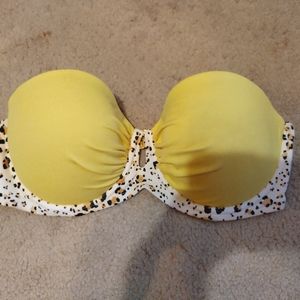 Victoria secret strapless swim top